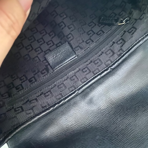 Vintage Black Leather Gucci Jackie with Flap - Picture 5 of 9